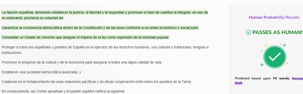 Detectores de contenido generado por IA