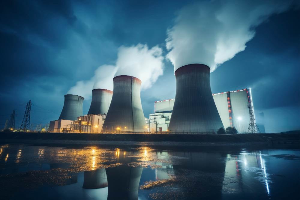 Central Nuclear generado por Freepik